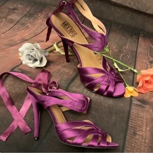 Mix No. 6 Radiant Purple Satin Heels